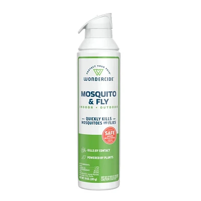 Wondercide - Mosquito & Fly for Indoor + Outdoor Spray - Pet Safe & Plant Based with Essential Oil