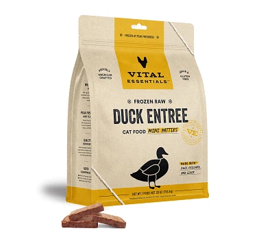 Vital Essentials - Raw Cat Food - Duck Mini Patties