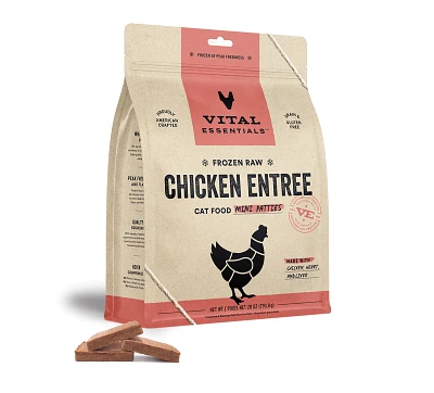 Vital Essentials - Raw Cat Food - Chicken Mini Patties