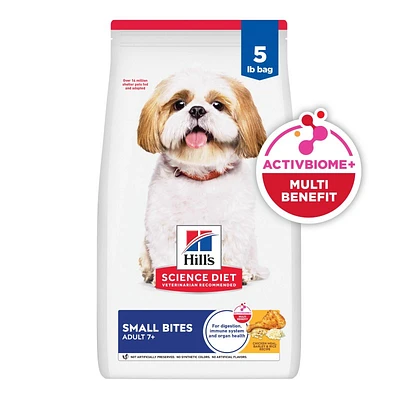 Science Diet - Mature Adult 7+ Dry Dog Food Small Bites for Healthy Aging & Lean Muscle – Chicken Recipe