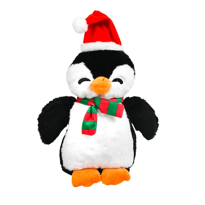 Patchwork - Plush Dog Toy - Holiday Penguin/ Holiday Hippo