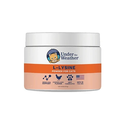 Under the Weather - Cat Supplement - L-lysine Powder