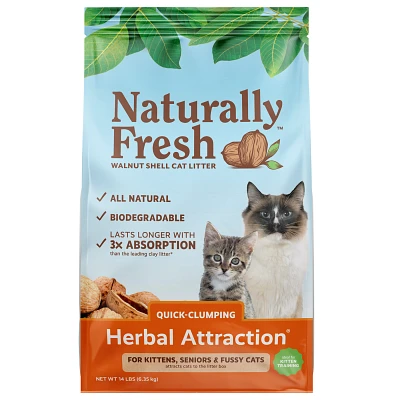 Naturally Fresh - Cat Litter - Clumping Herbal Attract