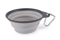 Dexas - Pet Bowl - Grey Travel Bowl