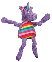 HuggleHounds - Dog Toy - Knottie - Rainbow Unicorn