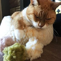 HuggleHounds - Cat Toy - Fluffer Fleece Balls