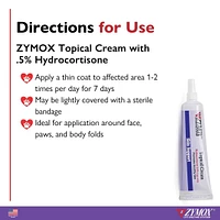 ZYMOX - Topical Cream with 0.5% Hydrocortisone