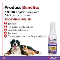 ZYMOX - Topical Spray with 0.5% Hydrocortisone