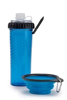 Dexas - Bowl & Bottle - Blue Snack Duo