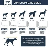 Tall Tails - Dog Crate Bed - Gray Dream Chaser