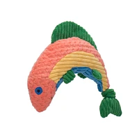 HuggleHounds - Dog Toy - Rauccous Rainbow Trout Knottie