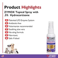 ZYMOX - Topical Spray with 0.5% Hydrocortisone