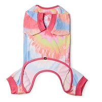 Hotel Doggy - Dog Onesie - Hot Pink Tie Dye