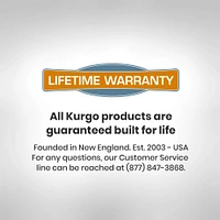 Kurgo - Surf N Turf Dog Life Jacket - High Buoyancy,  Adjustable & Reflective with Dual Handles - Yellow & Blue