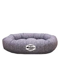 Donut Dog Bed - Blue Cotton