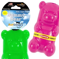 Ruff Dawg - Durable Retrieving Dog Toy - Tough & Bouncy with Crunchy Sound - GummyBear Crunch
