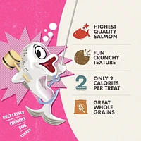 Fromm - Crunchy Os® Dog Treats - Low Calorie Crunchy Snack for Training & Fun - Slammon' Smoked Salmon Flavor