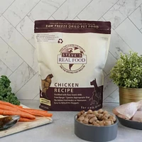 Steve's Real Food - Freeze Dried Dog Food - High Protein & Grain Free - Chicken Nuggets Recipe