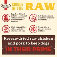 Primal - Kibble in the Raw Dog Food - Premium Freeze Dried Raw Nutrition with Whole Ingredients - Puppy Recipe