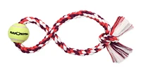 Mammoth - Dog Rope Toy - Infinity Tug with Tennis Ball