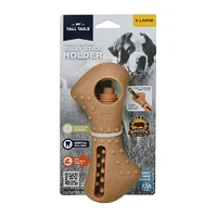 - Bully Stick Holder Chew Dog Toy - Adjustable Clamp & Bacon Scented for Long Lasting Chew Play