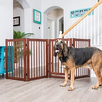 Primetime Petz - Pet Gate - 360 with Door Walnut