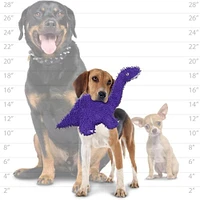 MIGHTY® - Plush Dog Toy - Soft Microfiber Fabric with Squeaky Ball Core for Tug & Fetch - Brachiosaurus