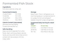 Answers - Frozen Fermented Fish Stock