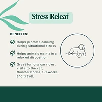 Pet Releaf - Hemp Extract Edibites - Stress Releaf Peanut Butter & Carob Travel Size
