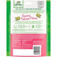 Greenies - Dental Cat Treats - Crunchy Texture for Clean Teeth & Fresh Breath - Savory Salmon Flavor