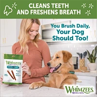 WHIMZEES - Dog Dental Treats - Veggie Sausage Natural Grain Free Dental Chews - Large Breed