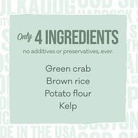 Polkadog - Green Monstah Bits Training Treats for Dogs & Cats - High Protein & Vitamin Rich - Green Crab & Kelp Recipe