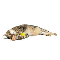 Huxley & Kent - Plush Cat Toy - Crinkle & Catnip for Interactive Play - Fuzzy Soft Seltzer