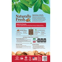 Naturally Fresh - Clumping Walnut Shell Cat Litter - Low Dust & Superior Odor Control - Multi Cat