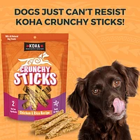 KOHA - Dog Treats - Crunchy Sticks Chicken & Rice Recipe