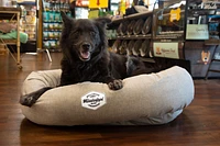 Mississippi Made - Donut Dog Bed - Cotton Gray