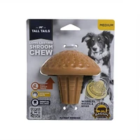 Tall Tails - Shroom Chew Dog Toy - Long Lasting & Bacon Scented with Wobble Action for Interactive Play