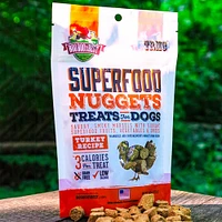 Real Meat - SuperFood Nuggets Dog Treats - Grain Free Turkey Recipe