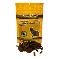 Real Meat - All Natural Cat Jerky Treat - High Protein & Air Dried Rich Flavor