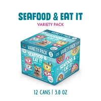 Weruva - Wet Cat Food - Seafood Eat It Variety