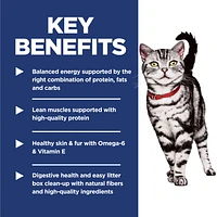 Adult Dry Cat Food for Indoor Cats – Chicken Recipe – Supports Healthy Digestion