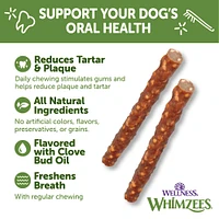 WHIMZEES - Dog Dental Treats - Veggie Sausage Natural Grain Free Dental Chews - Large Breed