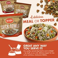 - Gently Cooked Sous Vide Frozen Dog Food - Nutrient Rich ChickiBowls - For All Dog Breeds & Ages