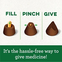 Greenies - Pill Pockets Dog Treats - Easy Capsule Medication Hiding Pouch - Hickory Smoke Flavor