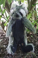 HuggleHounds - Dog Toy - Rope X-Brace - Redwood Raccoon