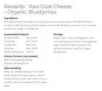 Answers - Treat - Raw Goat Milk Cheese Blueberry