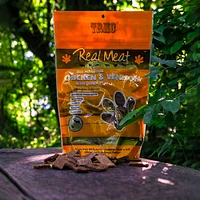- All Natural Dog Jerky Treat - High Protein & Air Dried Rich Flavor - Chicken & Venison Recipe