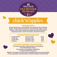 Old Mother Hubbard - Crunchy Dog Treats - Natural High Protein Biscuits - Chick'N'Apples Recipe - Mini
