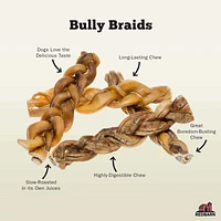 Redbarn - Dog Chew - Braided Bully Sticks
