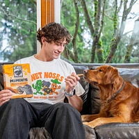 Wet Noses - Moments Limited Ingredient Crunchy Dog Treats - Made with Human Grade Ingredients - Pumpkin Biscotti Recipe